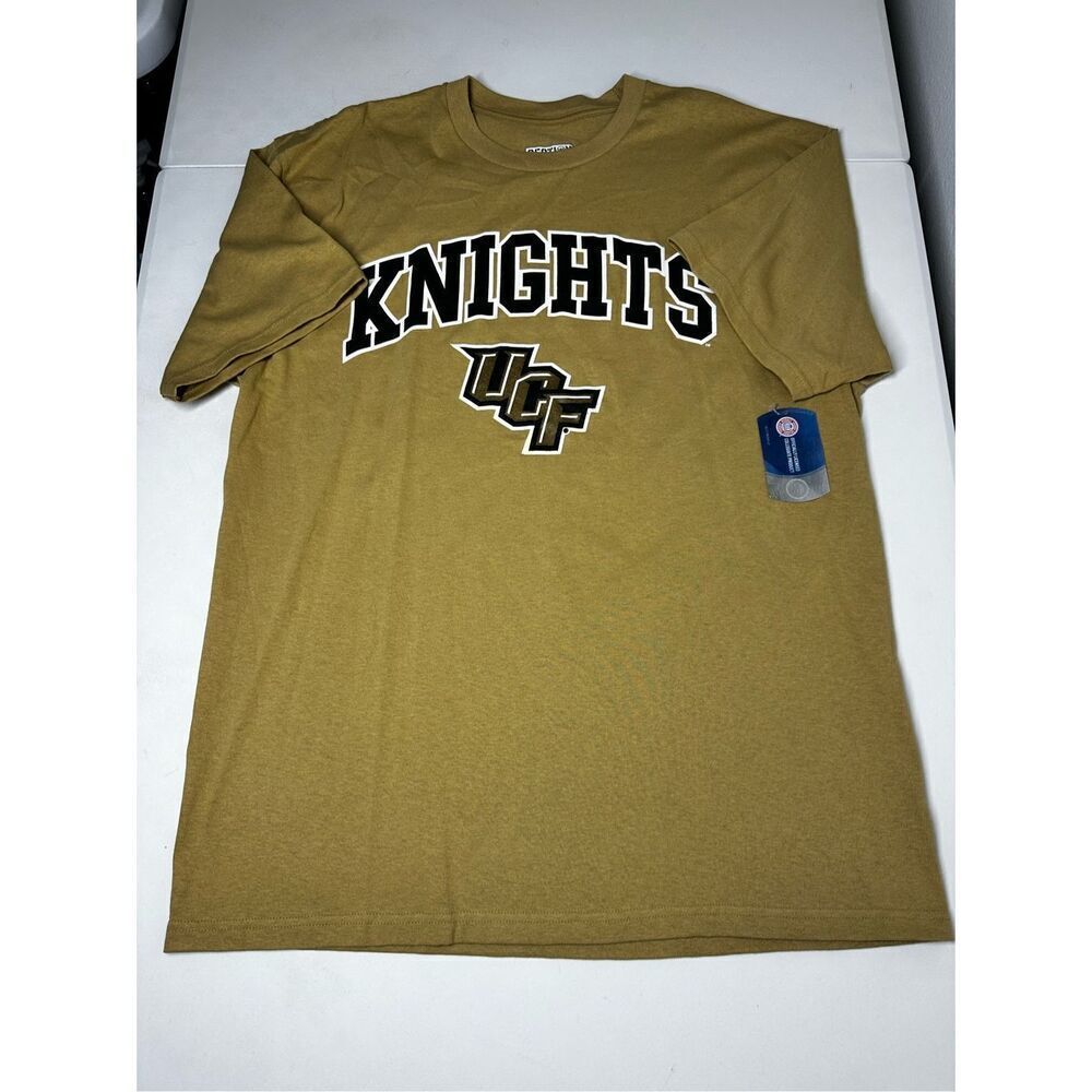 NWT Section 101 by Majestic Men’s Cotton Graphic T-shirt Knights UCF MUSTARD XL